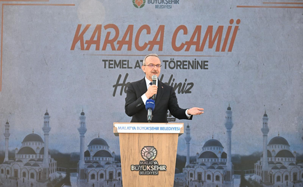 Malatya’da Manevi Bir Yatırım Daha: Karaca Camii Yükseliyor